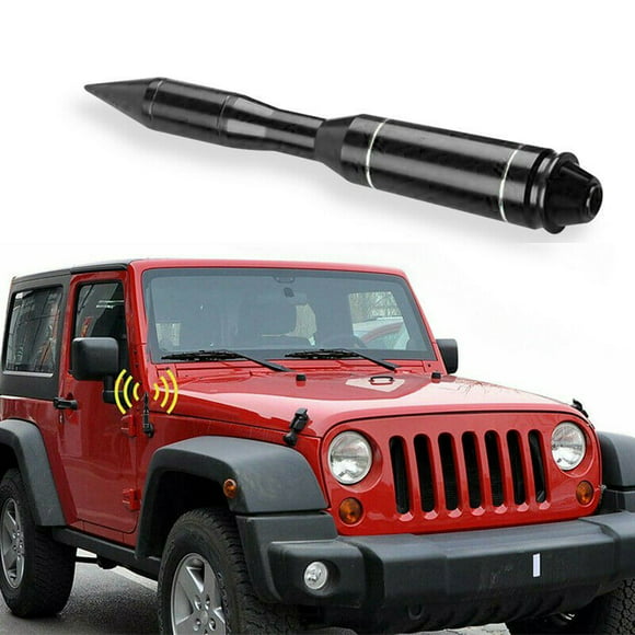 Bullet Antenna fit for Jeep Wrangler JK JKU JL JLU Rubicon Sahara 2013 2014 20015 2016 2017 2018 2019 2020 Short Replacement Stubby Antenna Accessories 
